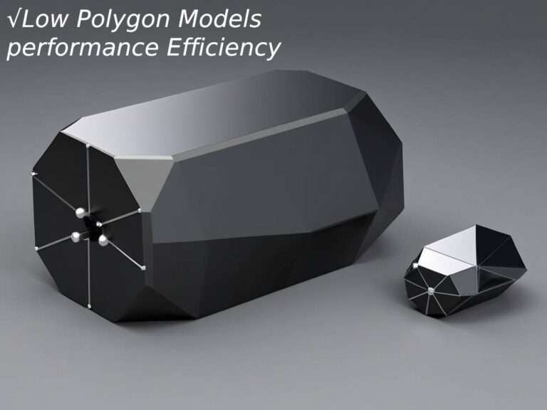 3D product visualization - Low Polygon Models performance Efficiency by 2Soft3D