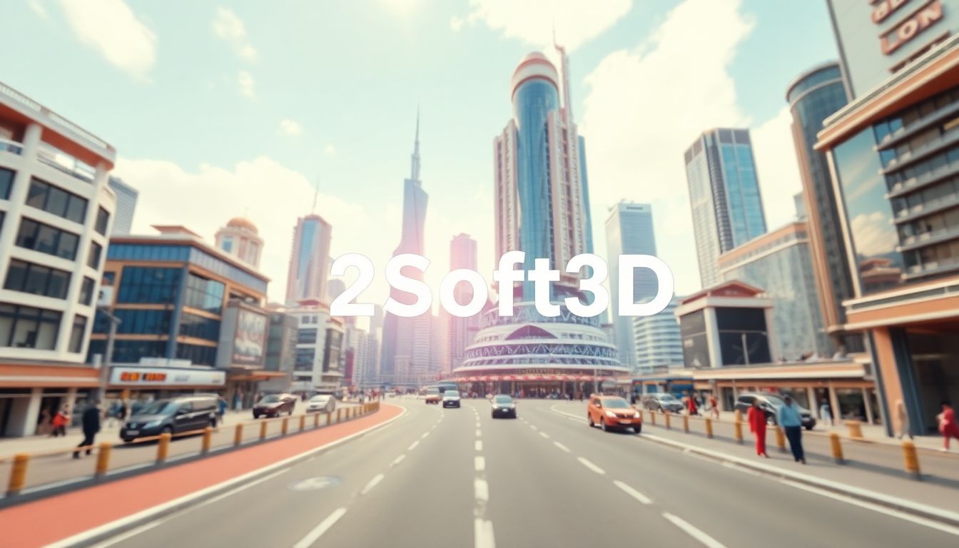 Augmented reality 3D service with 2Soft3D