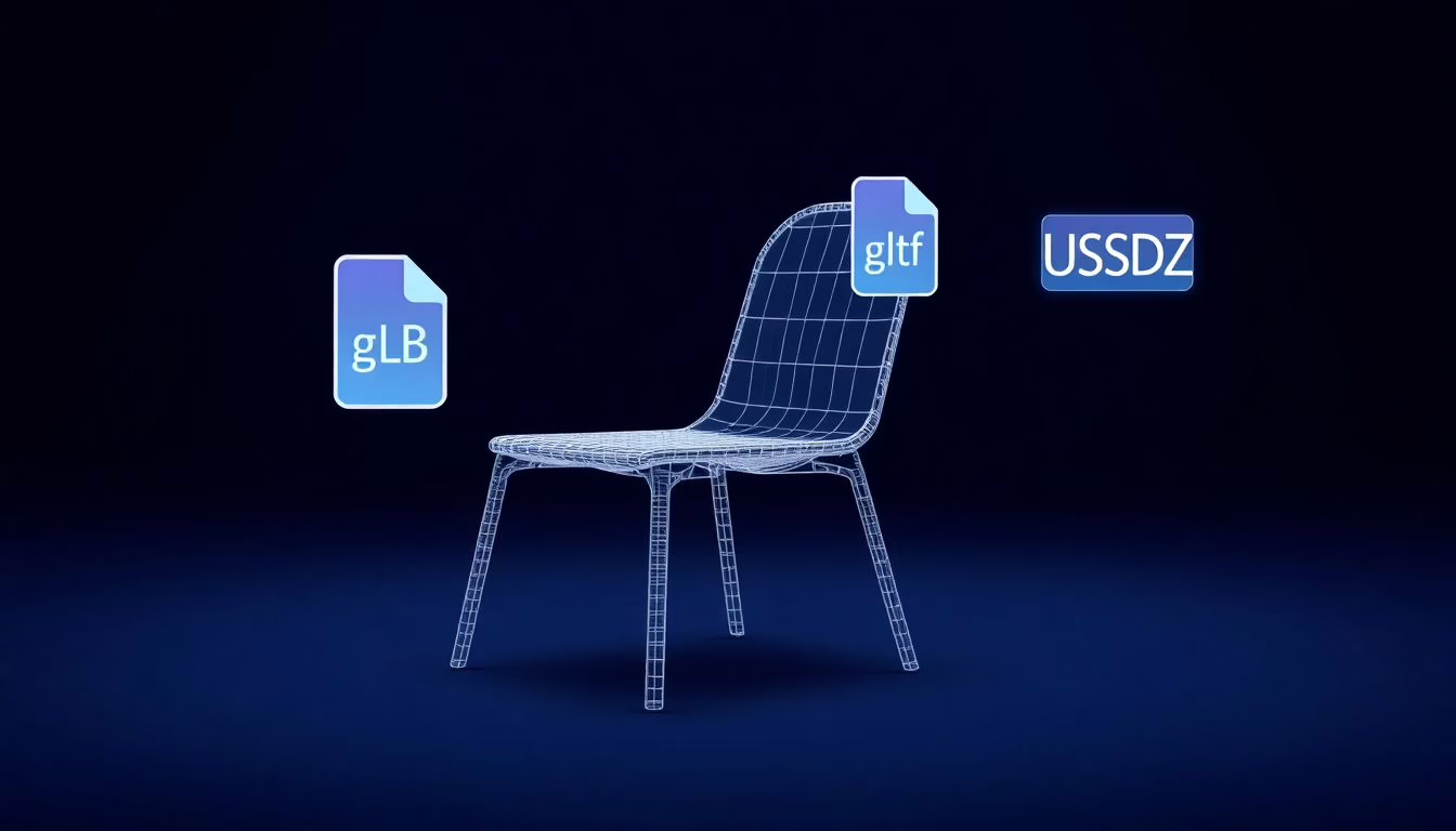 How to Create an Interactive 3D Model: A Step-by-Step Guide with GLB, GLTF, and USDZ Formats